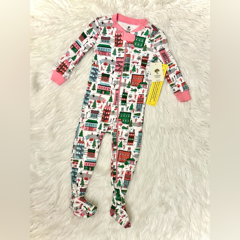 Tucker + Tate Multicolor City Print Kids Footie